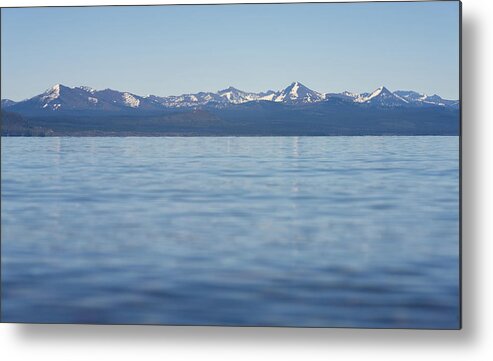 Yellowstone Metal Print featuring the photograph Yellowstone Lake Blues by Darren White