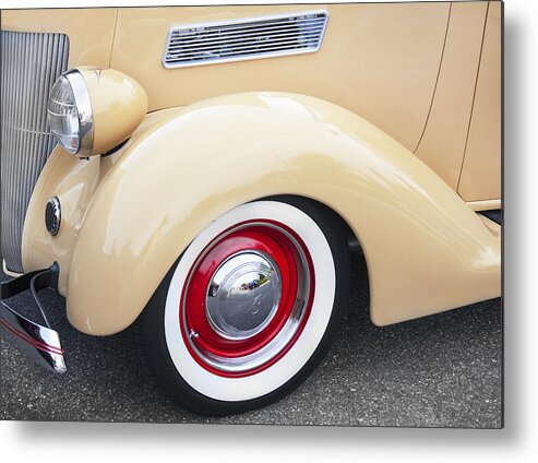 1936 Ford Metal Print featuring the photograph 1936 Ford Cabriolet by Rich Franco