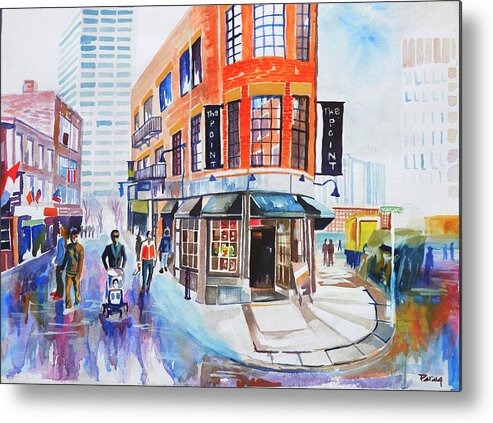 Boston Metal Print featuring the drawing Boston #1 by Parag Pendharkar