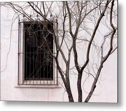 Window Metal Print featuring the photograph Mission Church Window #1 by Joe Kozlowski