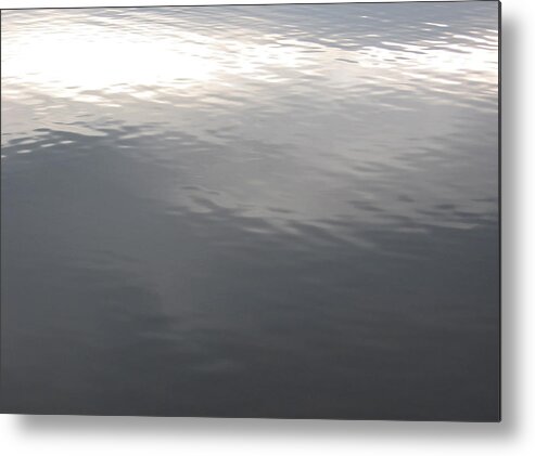 Reflection Water Sky Cloud Metal Print featuring the photograph Reflection #1 by Laurie Stewart