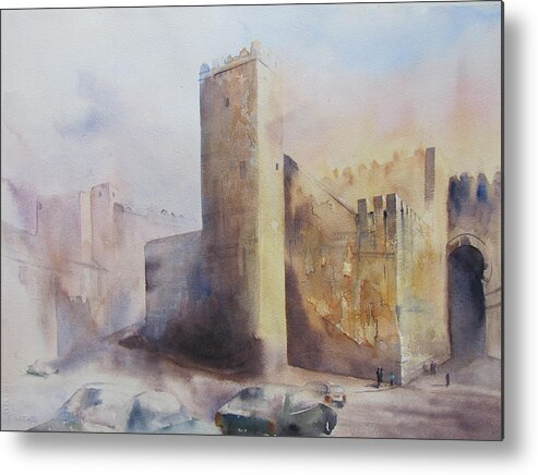 Spain Metal Print featuring the painting These Walls Have Seen by Amanda Amend