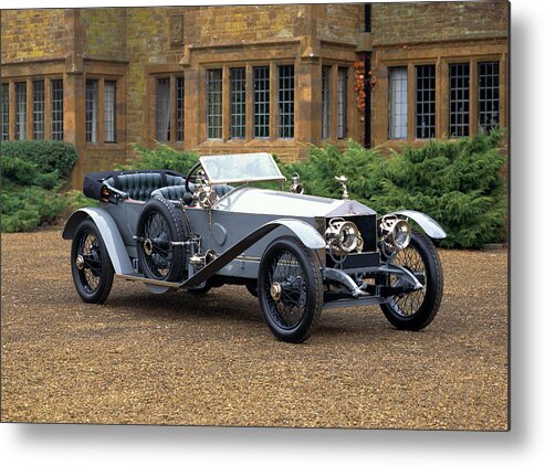Photography Metal Print featuring the photograph 1911 Rolls Royce 4050 Hp Silver Ghost by Panoramic Images
