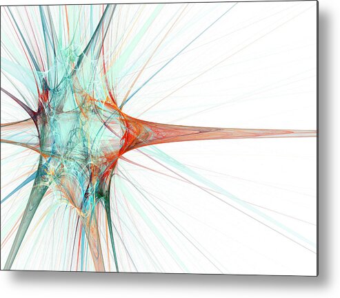 Nerve Cell Metal Print featuring the photograph Nerve Cell by Laguna Design