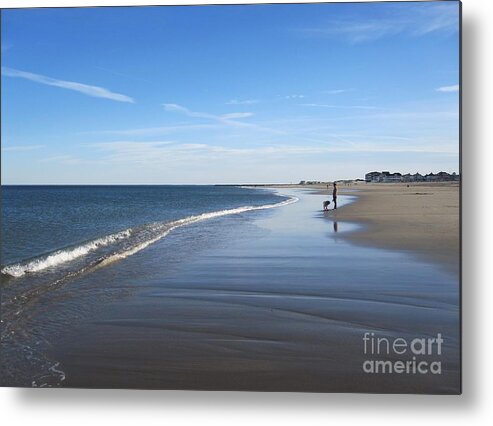 Beach Metal Print featuring the photograph Tranquility #2 by Barbara Bardzik