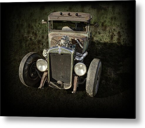 1931 Chevy Rat Rod Metal Print featuring the photograph 31 Chevy Rat Rod by Thomas Young
