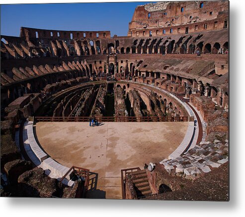 2013. Metal Print featuring the photograph Colosseum 9 by Jouko Lehto