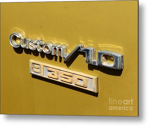 Chevy Metal Print featuring the photograph 70 Chevy Custom 10 by Bob Sample