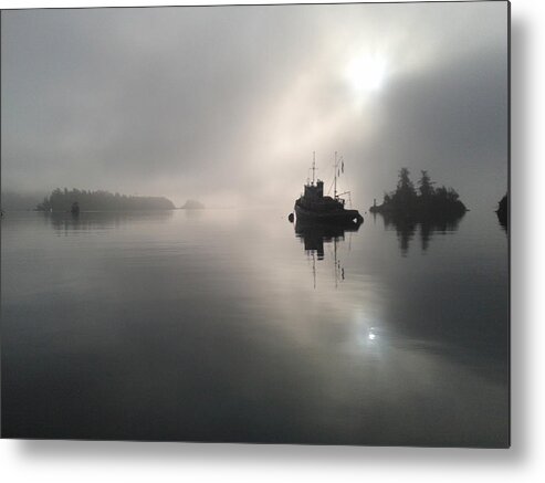 Marine Metal Print featuring the photograph A Moody Morning by Mark Alan Perry