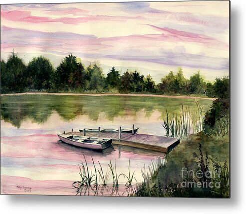A Place In My Heart Metal Print featuring the painting A Place In My Heart by Melly Terpening