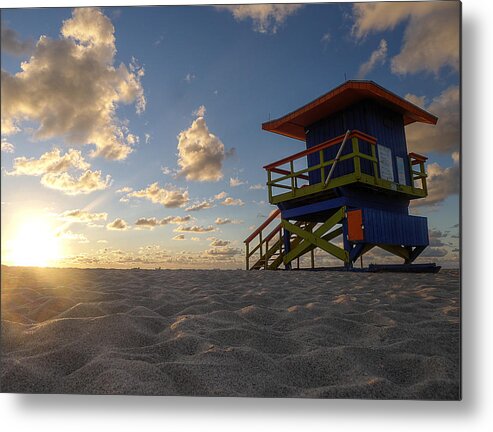 Boat Metal Print featuring the photograph A Place to Watch the Sand Boats by Richard Reeve