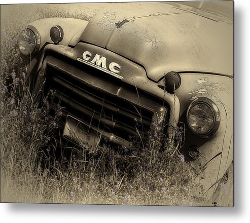 Gmc Metal Print featuring the photograph A Weather-beaten Classic by John Vose