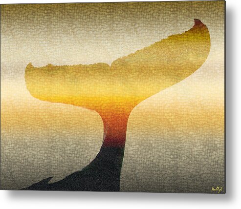 Whale Metal Print featuring the photograph A Whales Tale by Holly Kempe