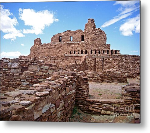Pueblo Metal Print featuring the photograph Abo Ruin 3 by Birgit Seeger-Brooks