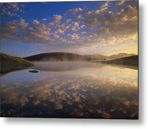 00173269 Metal Print featuring the photograph Absaroka Range From Yellowstone by Tim Fitzharris