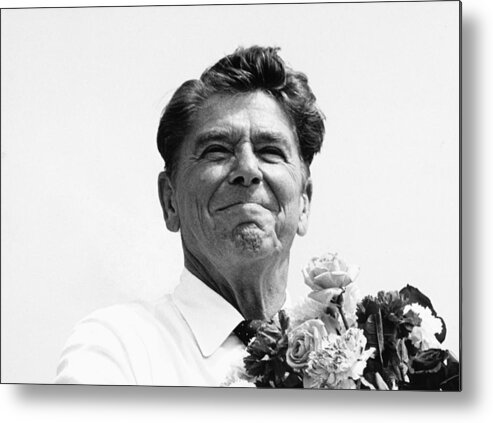 Reagan Metal Print featuring the photograph American Optimism by Steven Huszar