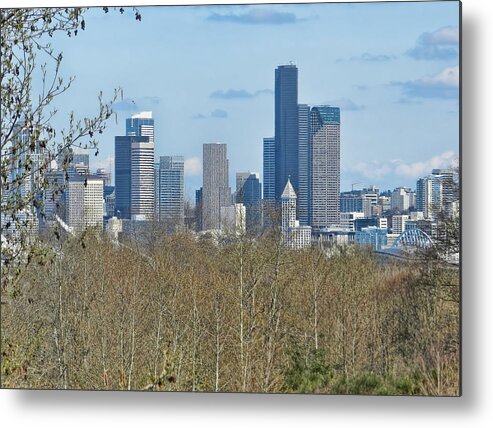 Seattle Metal Print featuring the photograph another view of Seattle by Cathy Anderson