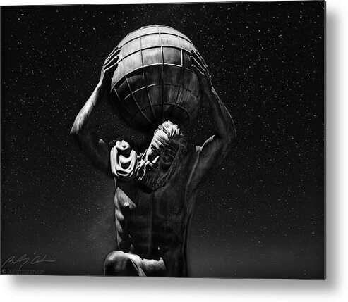 Atlas Metal Print featuring the photograph Atlas by B Cash