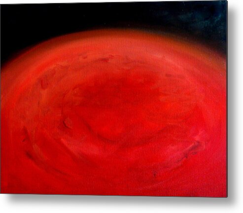 John Carter Of Mars Metal Print featuring the painting Barsoom Mars The Red Planet by Katy Hawk