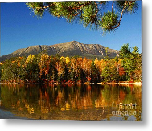 Reflections Metal Print featuring the photograph Baxter Fall Reflections by Alana Ranney