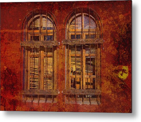 Windows Metal Print featuring the photograph Blind Eyes by Kandy Hurley