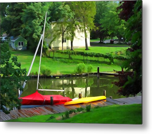  Metal Print featuring the photograph Buttoned Up by Dana Sohr