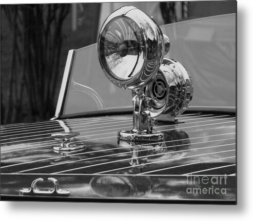 Chris Craft Metal Print featuring the photograph Outboard by Neil Zimmerman