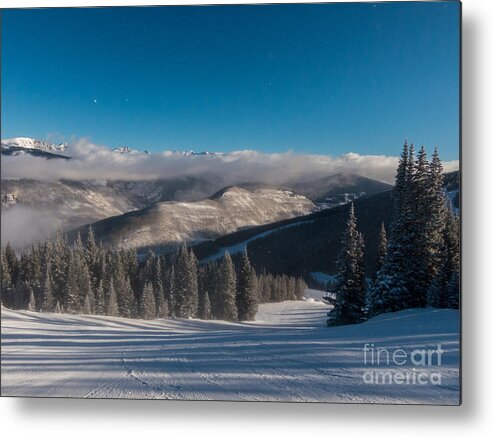 Bluebird Day Metal Print featuring the photograph Clouds moving in by Franz Zarda