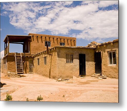  Metal Print featuring the photograph Acoma Pueblo Home by James Gay