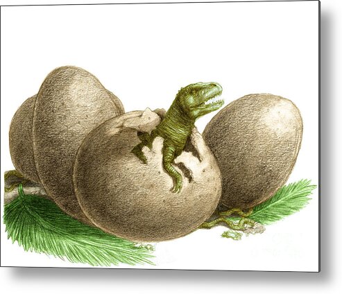 hatching dinosaur egg