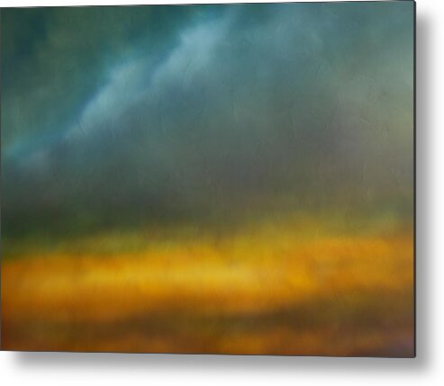 Abstract Metal Print featuring the painting Dreams Of The Lands You Showed Me by Georgiana Romanovna