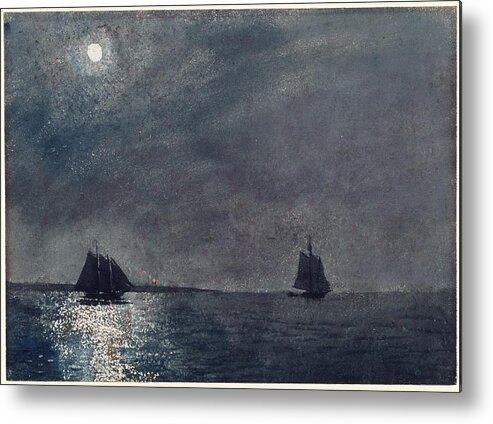 Winslow Homer Metal Print featuring the painting Eastern Point Light by Winslow Homer
