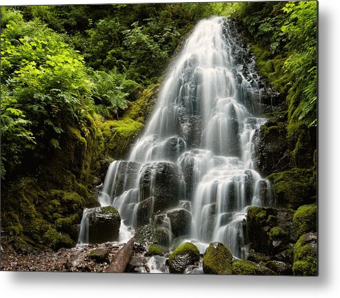 Brian Bonham Metal Print featuring the photograph Fairy Falls by Brian Bonham