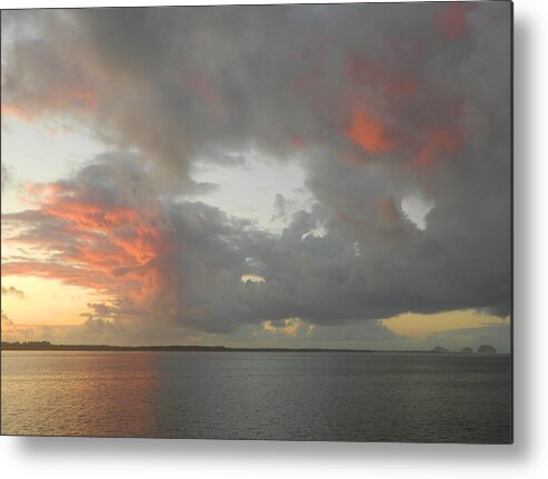 Sunset Metal Print featuring the photograph Funnel Cloud Forming by Gallery Of Hope 
