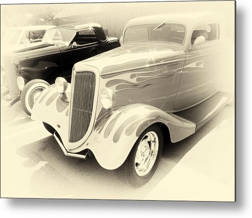 Hot Rods Metal Print featuring the photograph Ghost Rods by Ron Roberts