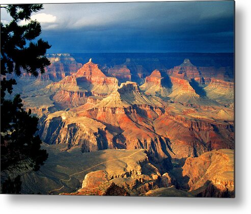 Grand Canyon National Park Metal Print featuring the photograph Grand Canyon 1 by Dennis Cox