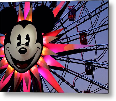 Mickey Metal Print featuring the photograph Happy Times by Camille Lopez