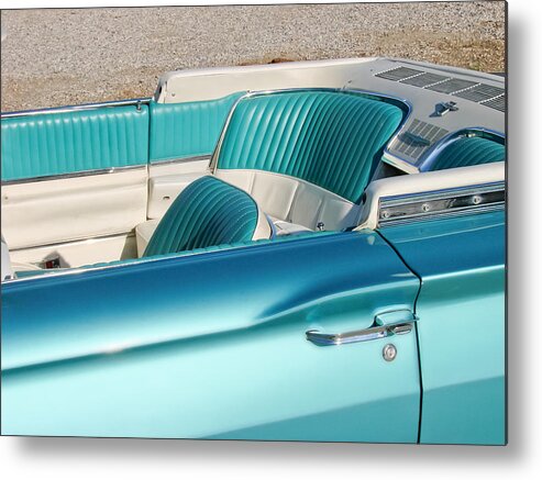 Mustang Metal Print featuring the photograph Hop Into the T-Bird Convertible by Matthew Bamberg