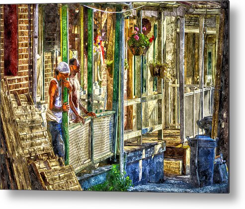 Watercolor Metal Print featuring the digital art Hot Fun in the Summer Time by Rick Mosher