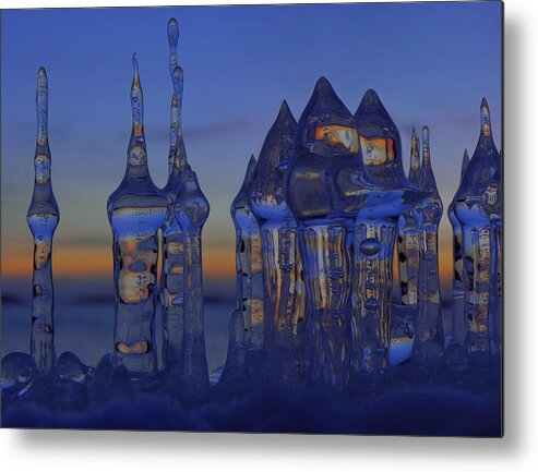 Ice City Metal Print featuring the photograph Ice City by Sami Tiainen