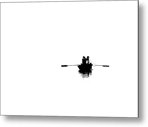 Boat Metal Print featuring the photograph Isolated by Prakash Ghai