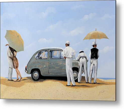 Desert Metal Print featuring the painting La Seicento by Guido Borelli