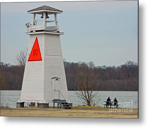 Light 80 Metal Print featuring the photograph Light 80 - Fort Washington MD by Emmy Vickers