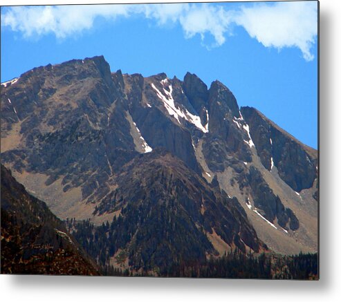 Sierra Metal Print featuring the photograph Lofty Sierra Nevada Mountain by Frank Wilson