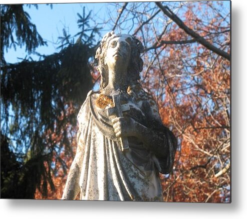  Angel Metal Print featuring the photograph Looking Skywards by Alan Chandler