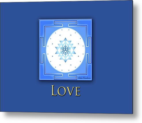 Love Metal Print featuring the digital art Love by Clare Goodwin