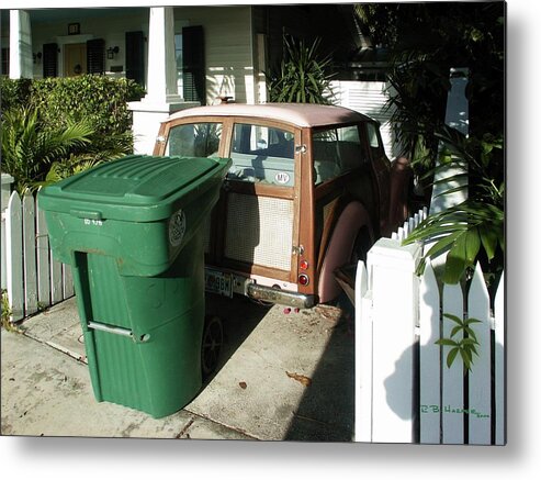 Car Metal Print featuring the photograph Morris Recycling by R B Harper