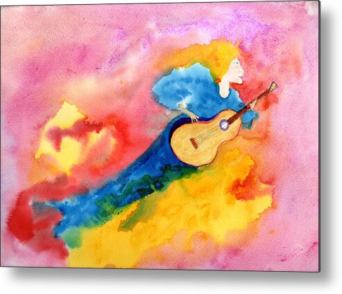 Jim Taylor Metal Print featuring the painting Musical Spirit 19 by Jim Taylor