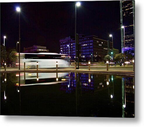 Dallas Metal Print featuring the photograph Next Stop by John Babis