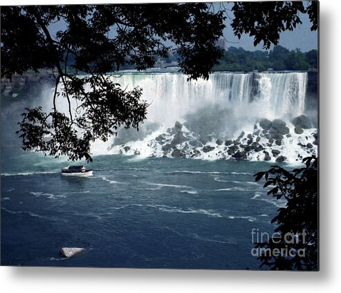 Scenic Metal Print featuring the photograph Niagara Falls by Tom Brickhouse